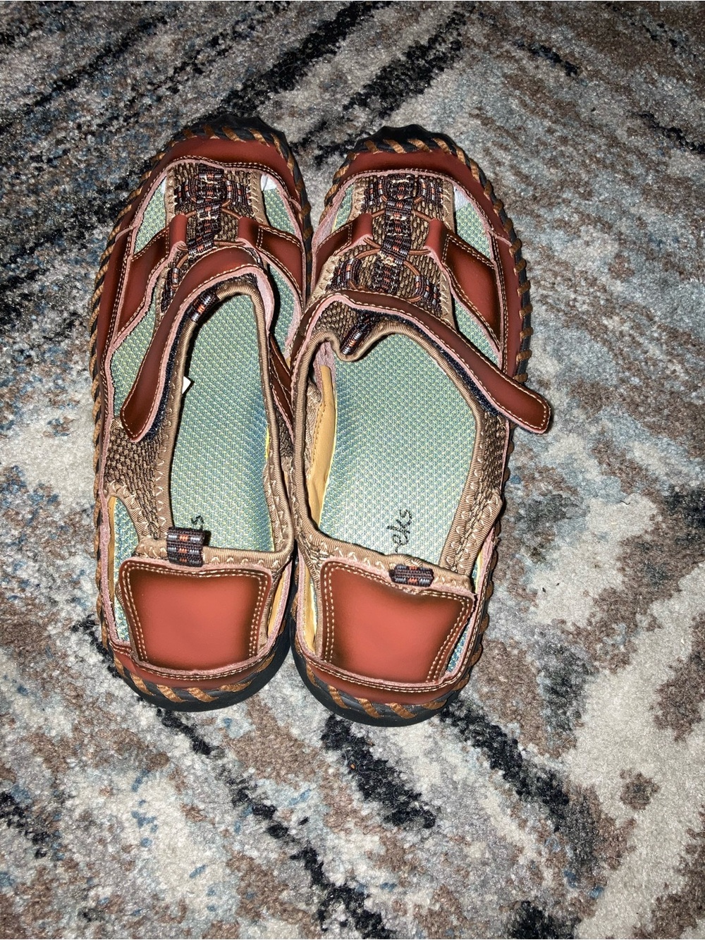 Men's Brown Outdoor Sandal Sneakers - Casual Comfort